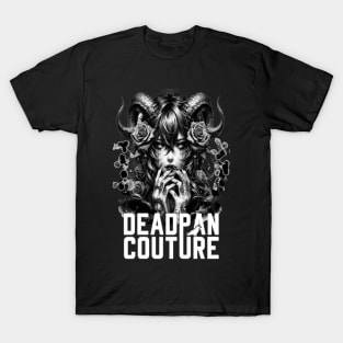 Dark Horned Beauty Deadpan Couture T-Shirt